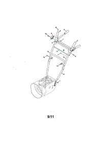 B - Style Panel parts for Mtd Gas Snowblower 769-07021 from AppliancePartsPros.com