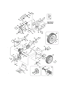 Drive System parts for Mtd Gas Snowblower 769-07021 from AppliancePartsPros.com