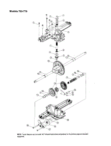 Differential - Models 760-779 parts for Mtd Front-Engine Lawn Tractor 772 from AppliancePartsPros.com
