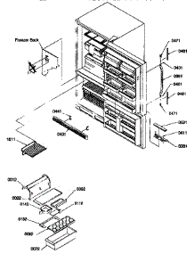 Door Handles And Accessories parts for Amana Bottom-Mount Refrigerator 77272-P1311201WW from AppliancePartsPros.com