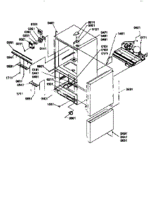 Control And Light Covers parts for Amana Bottom-Mount Refrigerator 77272-P1311201WW from AppliancePartsPros.com