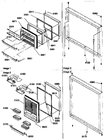 Door Assemblies parts for Amana Bottom-Mount Refrigerator 77272-P1311201WW from AppliancePartsPros.com