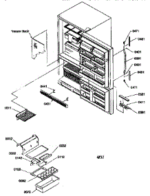Door Handles And Accessories parts for Amana Bottom-Mount Refrigerator 77275-P1311201WE from AppliancePartsPros.com