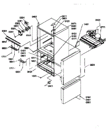 Controls And Light Covers parts for Amana Bottom-Mount Refrigerator 77275-P1311201WE from AppliancePartsPros.com
