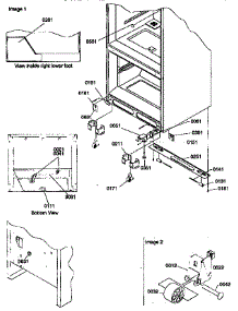 Insulation And Roller Assembly parts for Amana Bottom-Mount Refrigerator 77275-P1311201WE from AppliancePartsPros.com