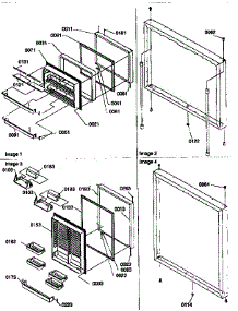 Door Assemblies parts for Amana Bottom-Mount Refrigerator 77275-P1311201WE from AppliancePartsPros.com