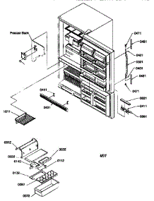 Door Handles And Accessories parts for Amana Bottom-Mount Refrigerator 77277-P1311201WL from AppliancePartsPros.com
