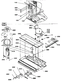 Machine Compartment Assembly parts for Amana Bottom-Mount Refrigerator 77277-P1311201WL from AppliancePartsPros.com