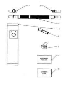 Hose And Attachments parts for Eureka Upright Vacuum 7745AT from AppliancePartsPros.com