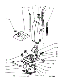 Complete Assembly parts for Eureka Upright Vacuum 7765AT from AppliancePartsPros.com