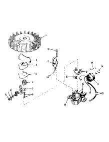 Magneto parts for Craftsman Line Trimmer 778280051 from AppliancePartsPros.com