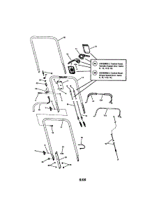 Handles / Controls parts for Snapper Gas Walk-Behind Mower 7800004 from AppliancePartsPros.com