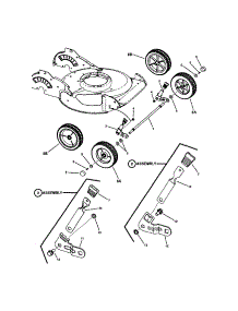 Front Wheels parts for Snapper Gas Walk-Behind Mower 7800005 from AppliancePartsPros.com