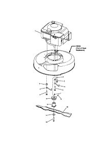 Engine / Blade parts for Snapper Gas Walk-Behind Mower 7800005 from AppliancePartsPros.com