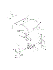 Hood / Drag Stake / Tine-6 Hp parts for Snapper Rear-Tine Tiller 7800052 from AppliancePartsPros.com