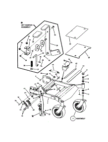 Front Frame (Frame) parts for Snapper Rear-Engine Riding Mower 7800057 from AppliancePartsPros.com