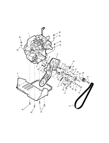 Engine Drive System parts for Snapper Gas Snowblower 7800083 from AppliancePartsPros.com