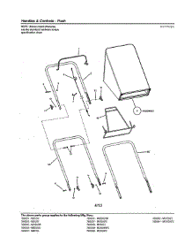 Handles & Controls - Push parts for Murray Gas Walk-Behind Mower 7800203 (M2265HW) from AppliancePartsPros.com