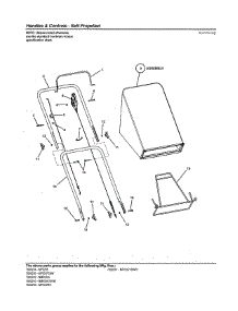 Handles & Controls - Self-Propelled parts for Murray Gas Walk-Behind Mower 7800204 (MP2265) from AppliancePartsPros.com