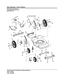 Deck - Push, Hi-Wheel parts for Murray Gas Walk-Behind Mower 7800204 (MP2265) from AppliancePartsPros.com