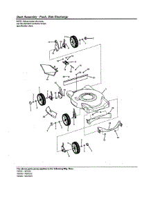 Deck-Push, Side Discharge parts for Murray Gas Walk-Behind Mower 7800243 from AppliancePartsPros.com