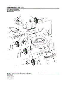 Deck - Push, 3-N-1 parts for Murray Gas Walk-Behind Mower 7800258 from AppliancePartsPros.com