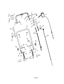 Handles / Controls parts for Snapper Gas Walk-Behind Mower 7800266 from AppliancePartsPros.com