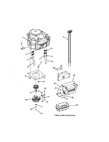 Engine parts for Snapper Front-Engine Lawn Tractor 7800316 from AppliancePartsPros.com