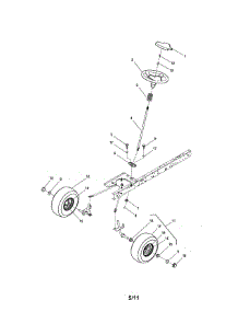 Steering parts for Snapper Front-Engine Lawn Tractor 7800478 from AppliancePartsPros.com