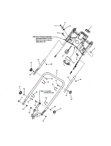 Handle & Controls (Electric Start) parts for Snapper Gas Walk-Behind Mower 7800707 from AppliancePartsPros.com