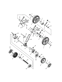 Transmission / Wheels parts for Snapper Gas Walk-Behind Mower 7800709 from AppliancePartsPros.com