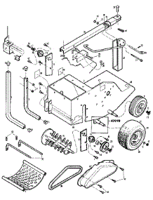 Main Frame Assembly parts for W.W. Grinder Chipper Shredder 78787 from AppliancePartsPros.com