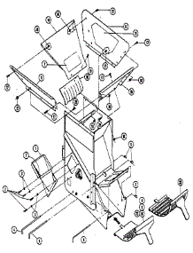 Shredder Hopper / Chute / Screens (5Hp Model) parts for Troy-Bilt Chipper Shredder 78882 from AppliancePartsPros.com