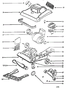 Nozzle And Motor Assembly parts for Eureka Upright Vacuum 7891AT from AppliancePartsPros.com