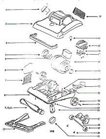 Nozzle And Motor Assembly parts for Eureka Upright Vacuum 7891ATH from AppliancePartsPros.com