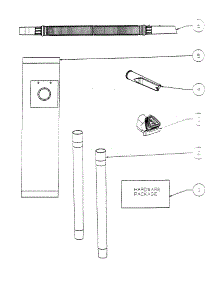 Hose parts for Eureka Upright Vacuum 7893AT from AppliancePartsPros.com