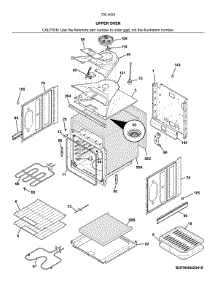 Upper Oven parts for Kenmore Electric Wall Oven 790.40253414 (79040253414, 790 40253414) from AppliancePartsPros.com