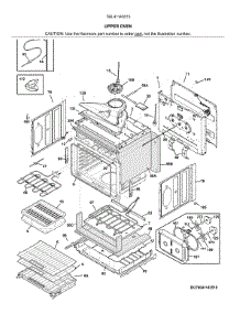 Upper Oven parts for Kenmore Pro Electric Wall Oven 79041143515 from AppliancePartsPros.com