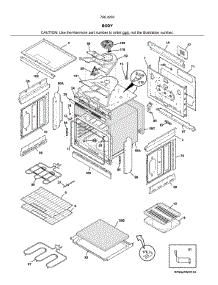 Body parts for Kenmore Electric Range 790.42509315 (79042509315, 790 42509315) from AppliancePartsPros.com