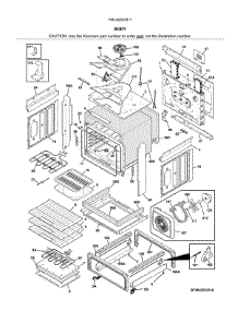 Body parts for Kenmore Elite Electric Range 79042553317 from AppliancePartsPros.com
