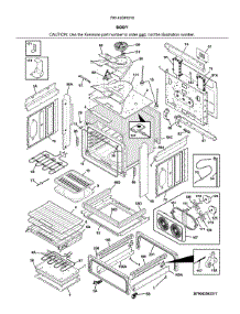 Body parts for Kenmore Elite Electric Range 79042569318 from AppliancePartsPros.com