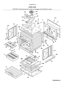 Upper Oven parts for Kenmore Electric Wall Oven 790.49443415 (79049443415, 790 49443415) from AppliancePartsPros.com