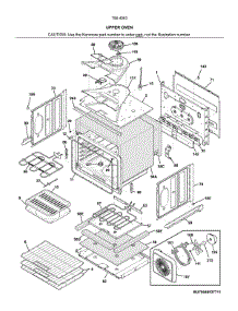 Upper Oven parts for Kenmore Electric Wall Oven 790.49539317 (79049539317, 790 49539317) from AppliancePartsPros.com
