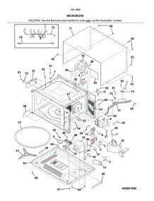 Microwave parts for Kenmore Wall Oven/Microwave Combo 790.49609319 (79049609319, 790 49609319) from AppliancePartsPros.com