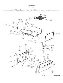 Drawer parts for Kenmore Elite Warming Drawer 79049990411 from AppliancePartsPros.com