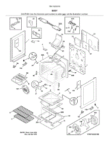 Body parts for Kenmore Gas Range 790.74233316 (79074233316, 790 74233316) from AppliancePartsPros.com
