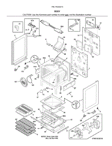 Body parts for Kenmore Gas Range 790.74333315 (79074333315, 790 74333315) from AppliancePartsPros.com