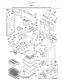 Body parts for Kenmore Elite Range 79075353314 from AppliancePartsPros.com
