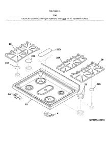 Top parts for Kenmore Elite Gas Range 79075423414 from AppliancePartsPros.com