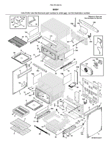Body parts for Kenmore Gas Range 790.78143414 (79078143414, 790 78143414) from AppliancePartsPros.com